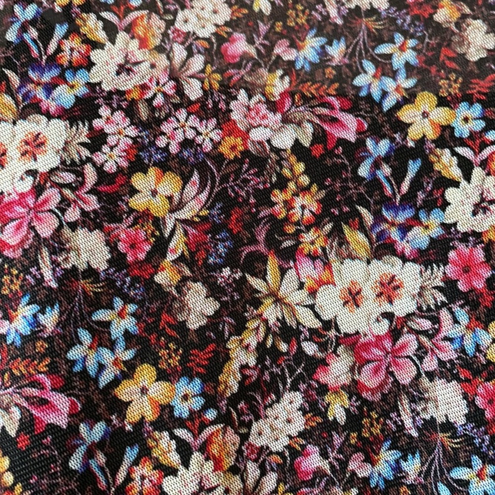 GORGEOUS floral midi dress mesh sheer - Picture 3 of 9